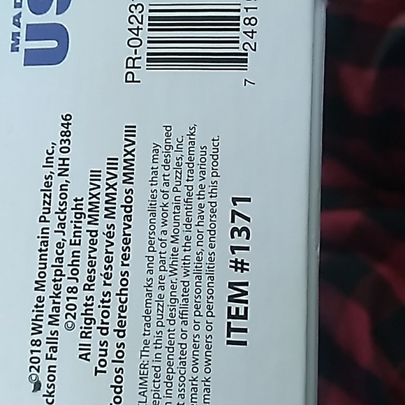 ⚜️ White "The IMAGINARIUM" 1,000 Piece Puzzle made in U.S.A  InterLocking - Picture 8 of 16